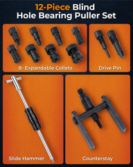 MateAuto 360mm slide hammer full-length for strong controlled pulls