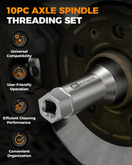 MateAuto tools laid out close-up displaying chaser sizes and easy selection