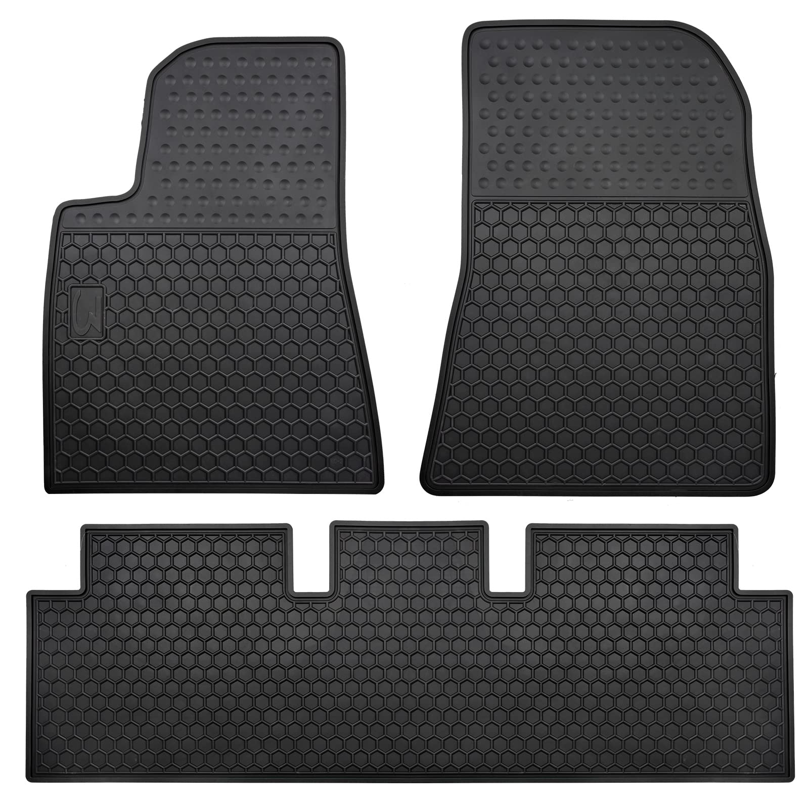 Matericuo front passenger mat full view showing coverage and protection