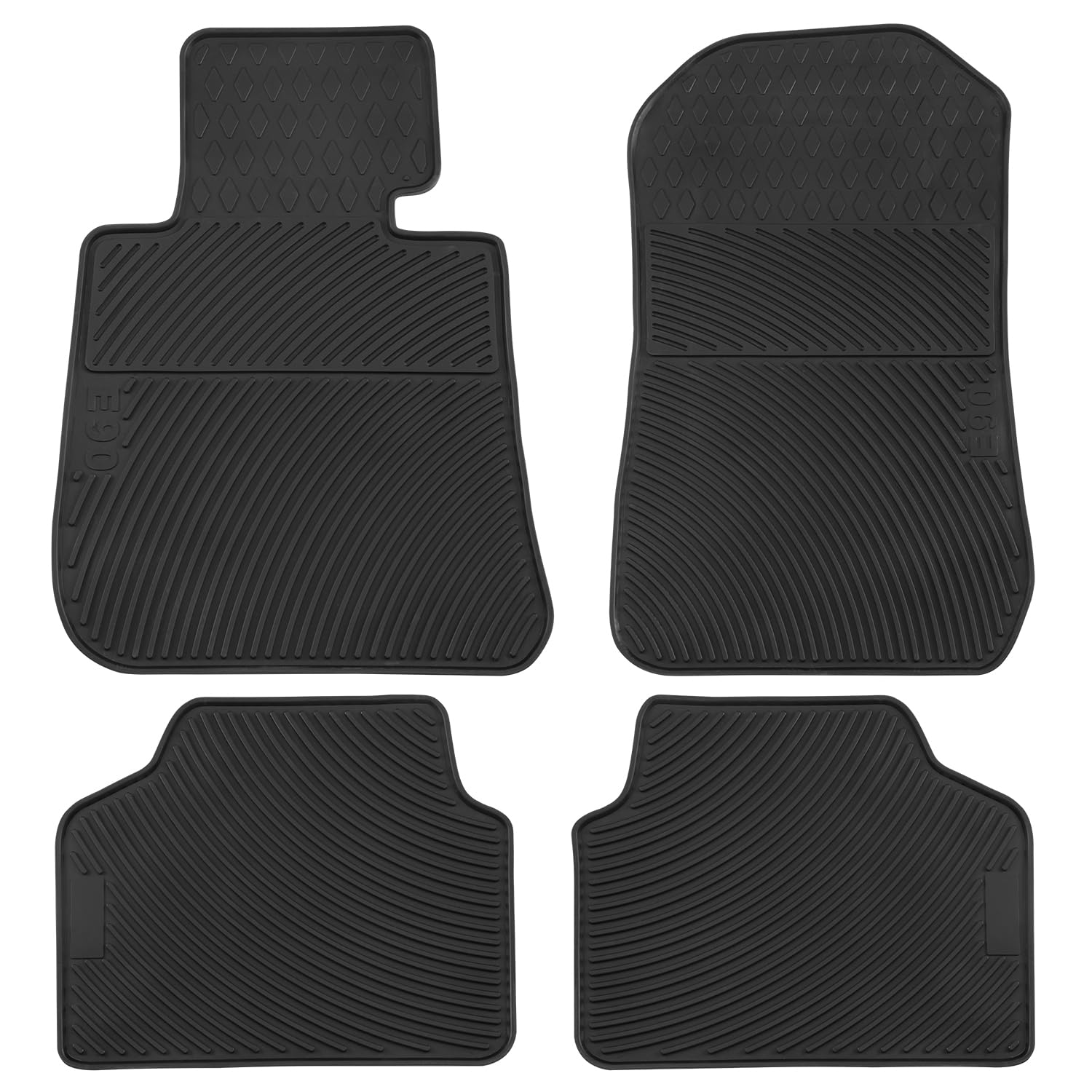 Matericuo front passenger mat installed showing full coverage and protection