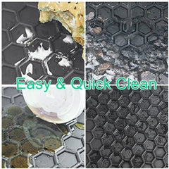 Matericuo mat raised edge trapping water and preventing carpet damage