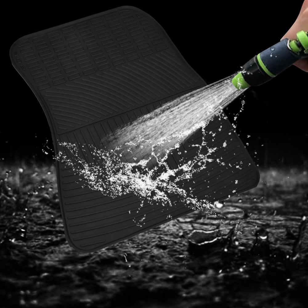 Matericuo mat next to shoe and water bottle showing size scale and protection