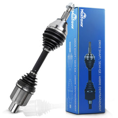 Maxfavor front CV axle assembly showing full front view and fit benefit