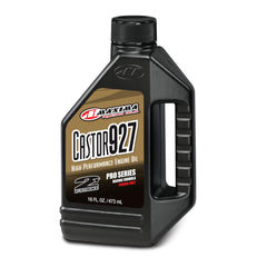 Maxima Castor 927 front label showing product and race-grade protection
