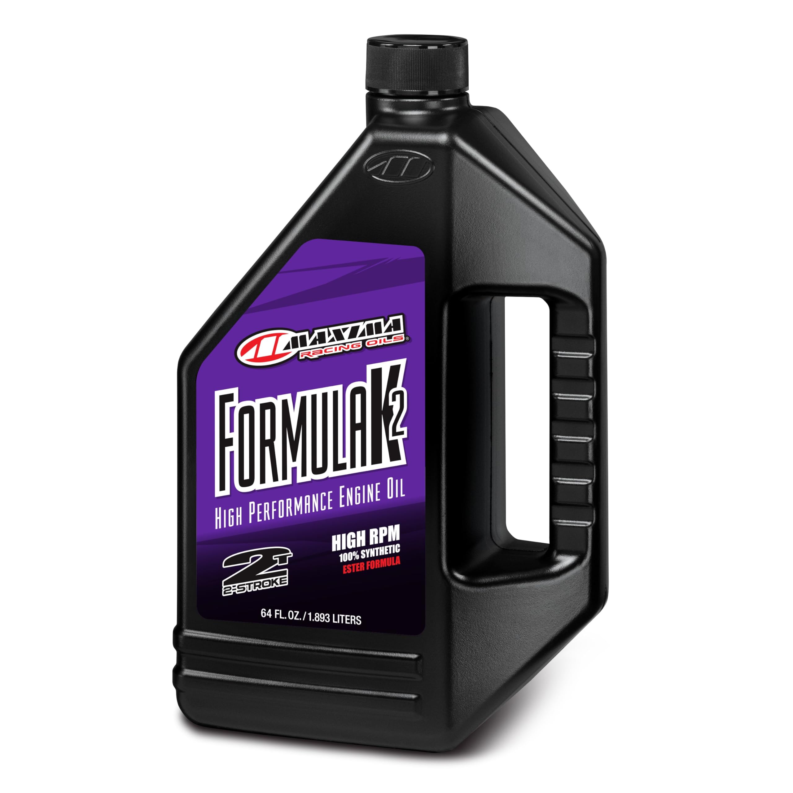 Maxima Formula K2 front bottle view showing label and race-grade benefit