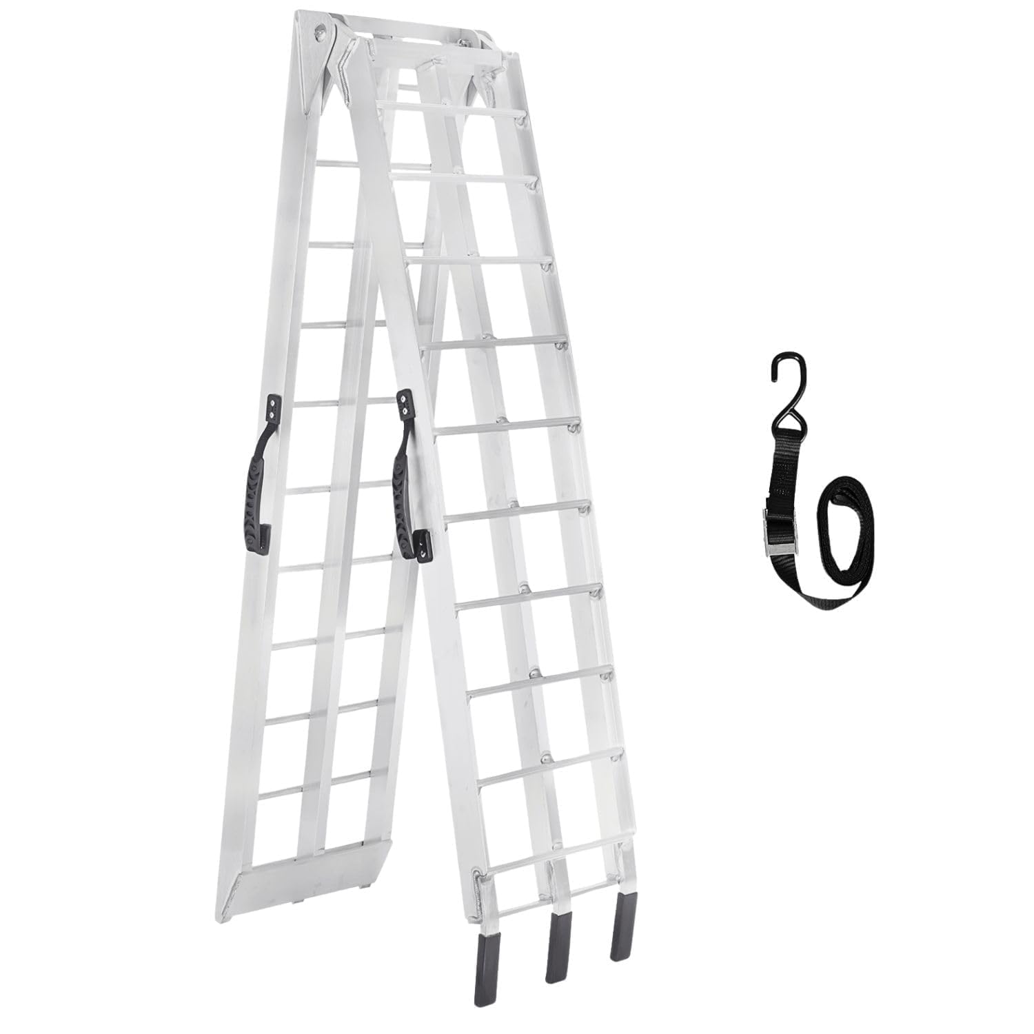 MAXIVAMN front folded ramp showing compact carry position and portability