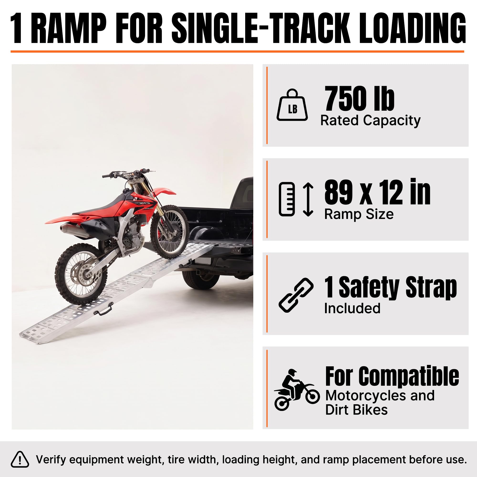 MAXIVAMN extended ramp profile displaying full 89-inch length for gentler incline