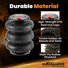 maXpeedingrods 1/2" NPT air port closeup for easy fitting and reliable inflation