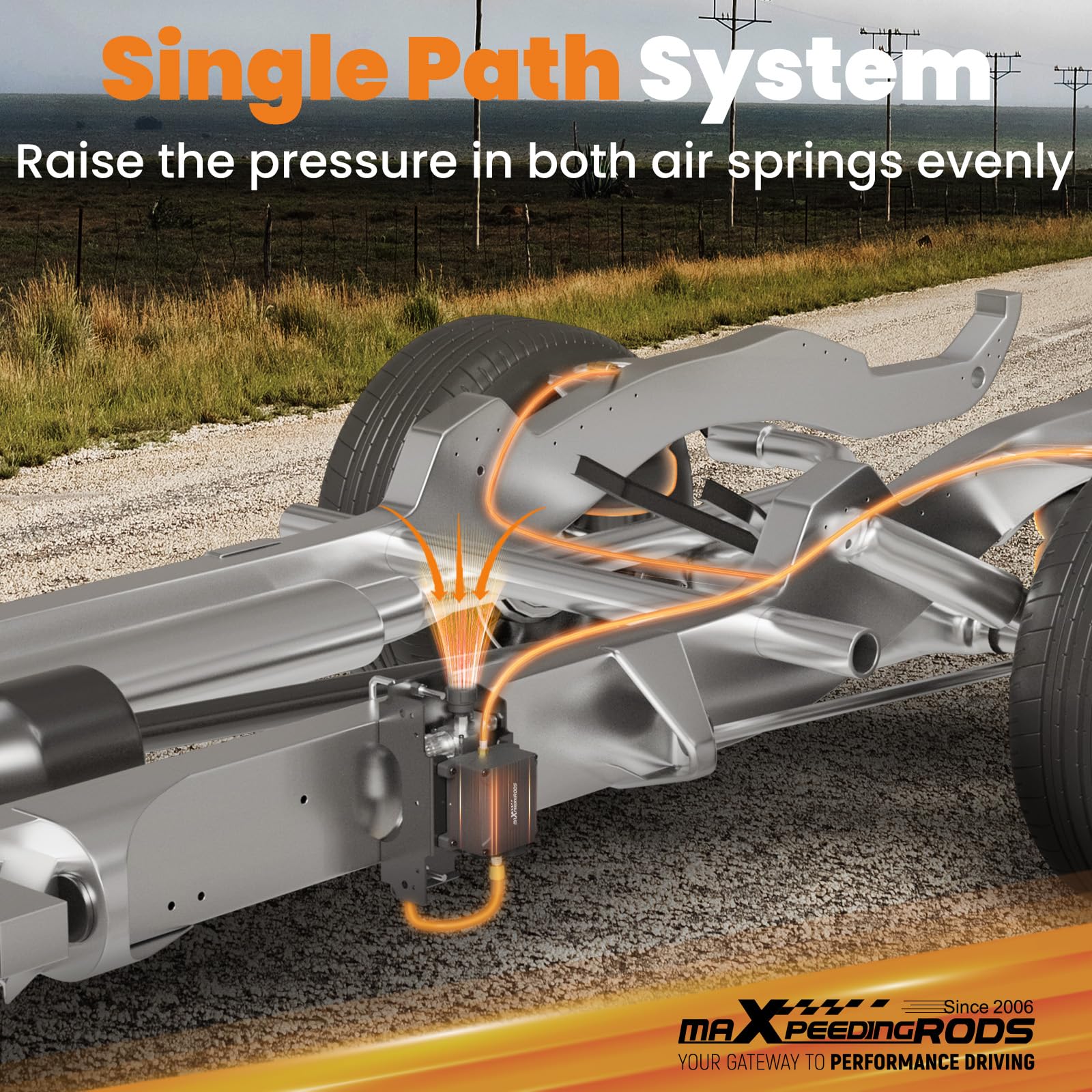 maXpeedingrods compressor wiring detail illustrating easy electrical hookup and reliability