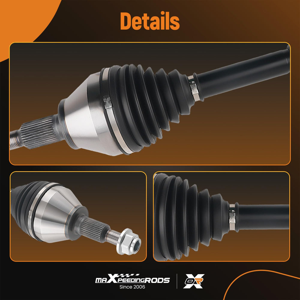 maXpeedingrods axle installed in Ram suspension restoring smooth power transfer