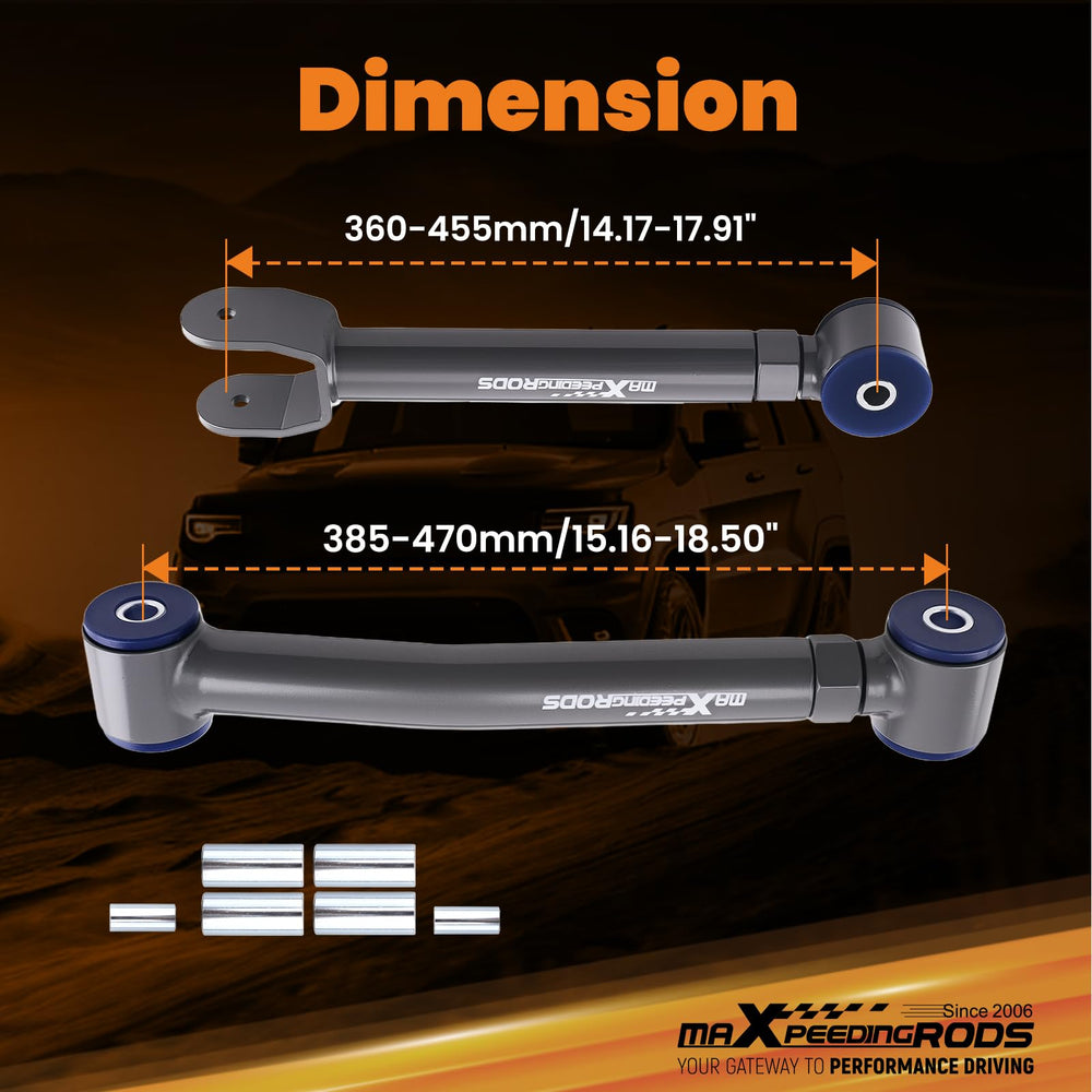 maXpeedingrods installed on Wrangler TJ front end restoring steering geometry