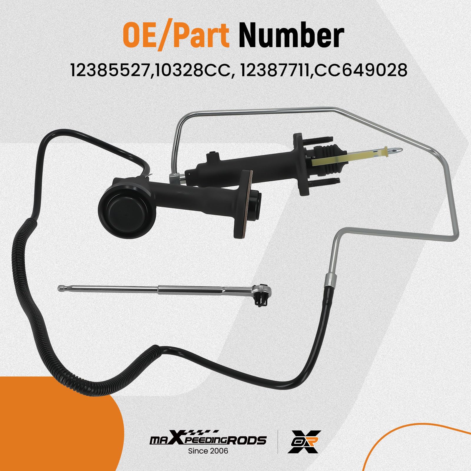 maXpeedingrods mounting flange detail with bolt holes, ensures precise fitment