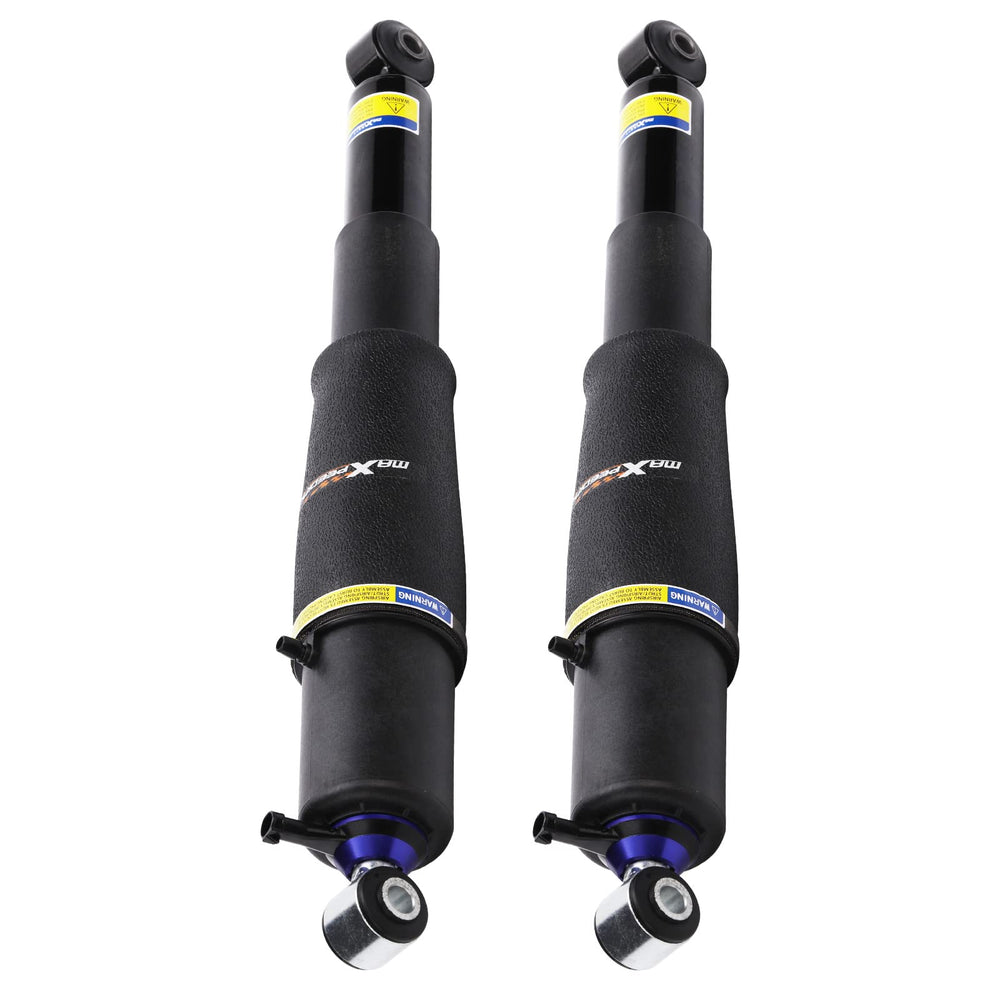 maXpeedingrods rear air shock front view showing fitment ease and restored ride height