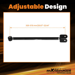 maXpeedingrods side profile showing durable aluminum construction benefit