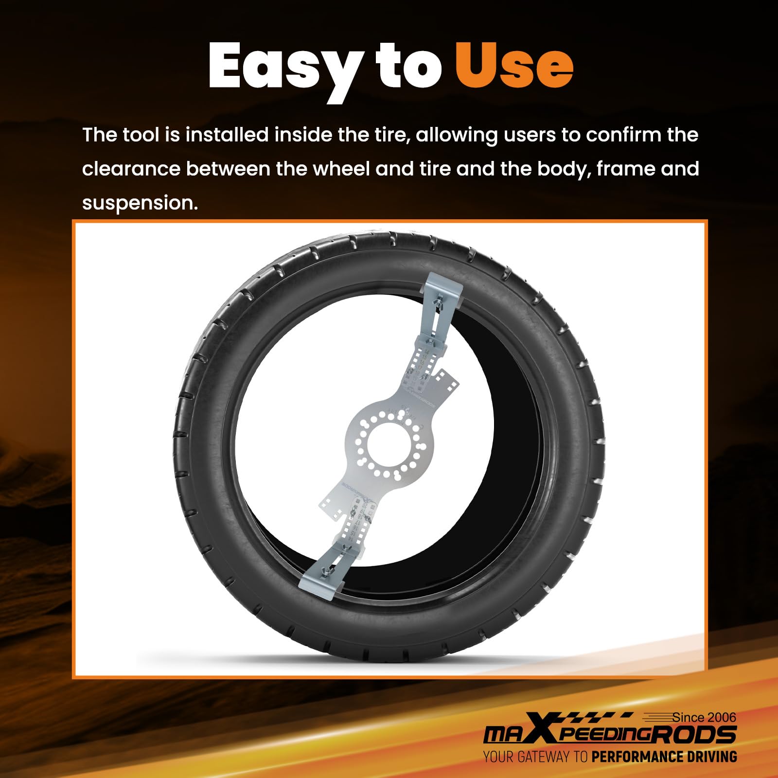 maXpeedingrods side profile with measurement scale, clarifying diameter and width