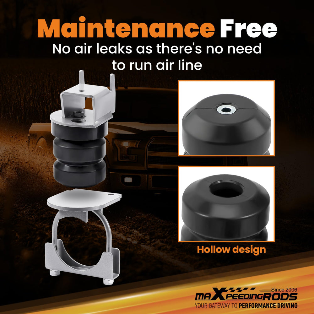 maXpeedingrods helper spring next to ruler illustrating compact size advantage