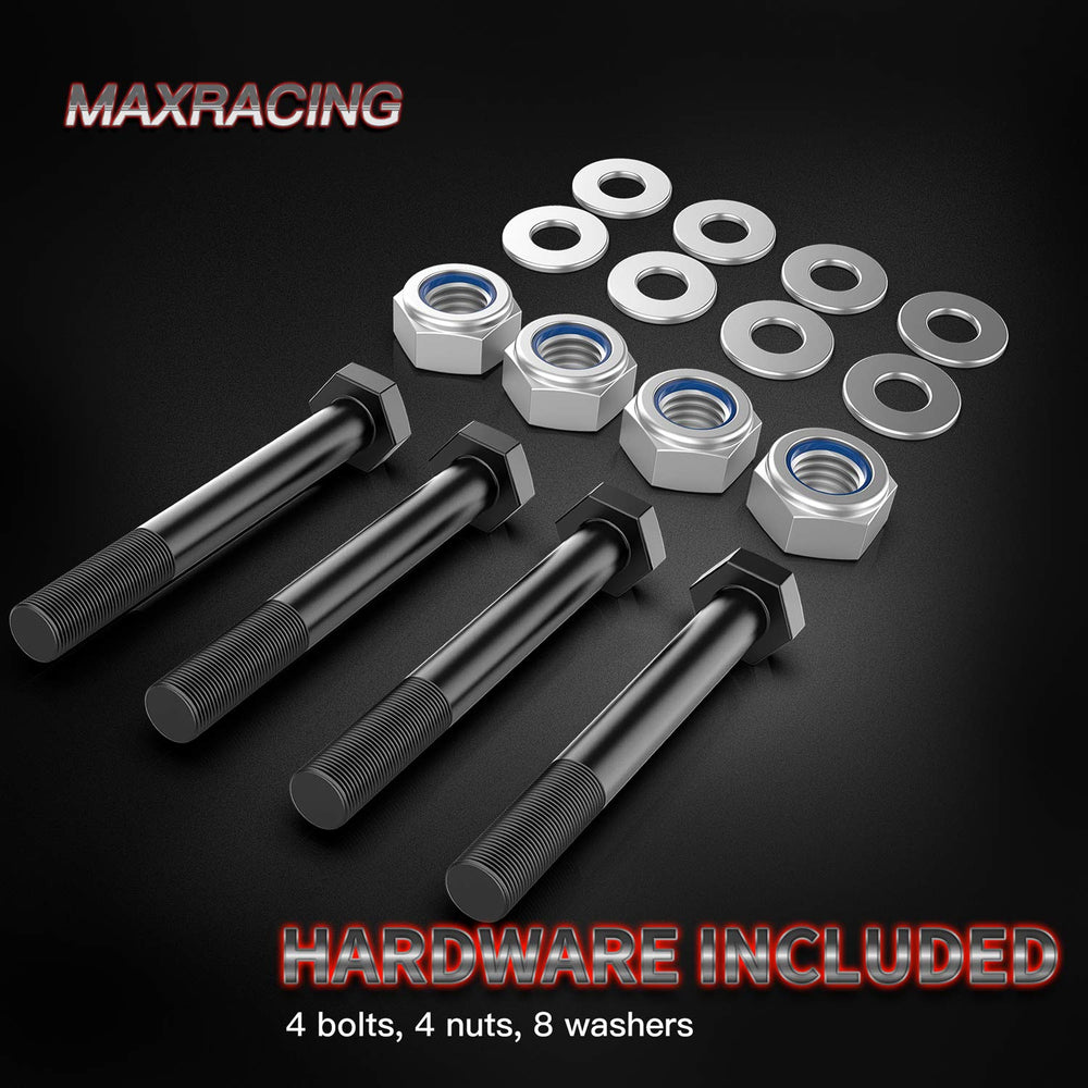 MAXRACING lifted truck with 285/75R17 tires demonstrating increased tire clearance