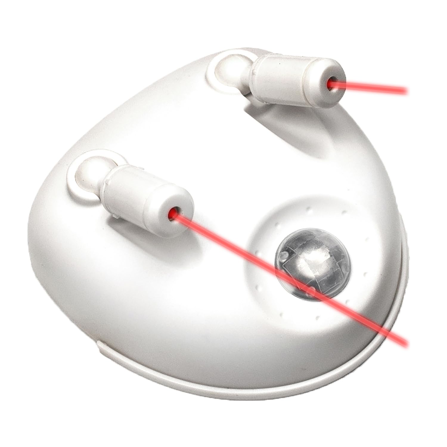 MAXSA red laser dot on windshield indicating consistent stop point and safer parking