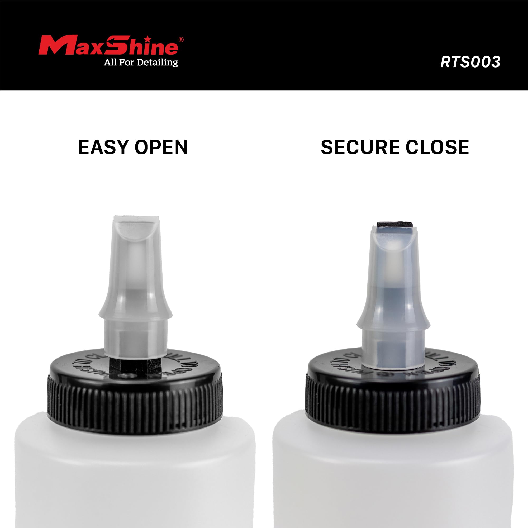 Maxshine HDPE material detail highlights chemical resistance and durability benefit