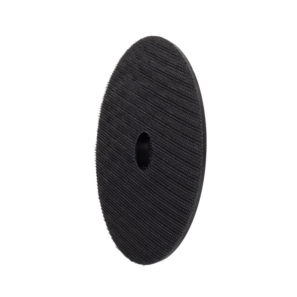 Maxshine with foam polishing pad attached showing secure attachment and finish control