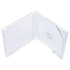 Maxtek jewel case displaying a printed insert and organized presentation benefit
