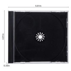 Maxtek jewel case insert clips detail showing secure artwork holding