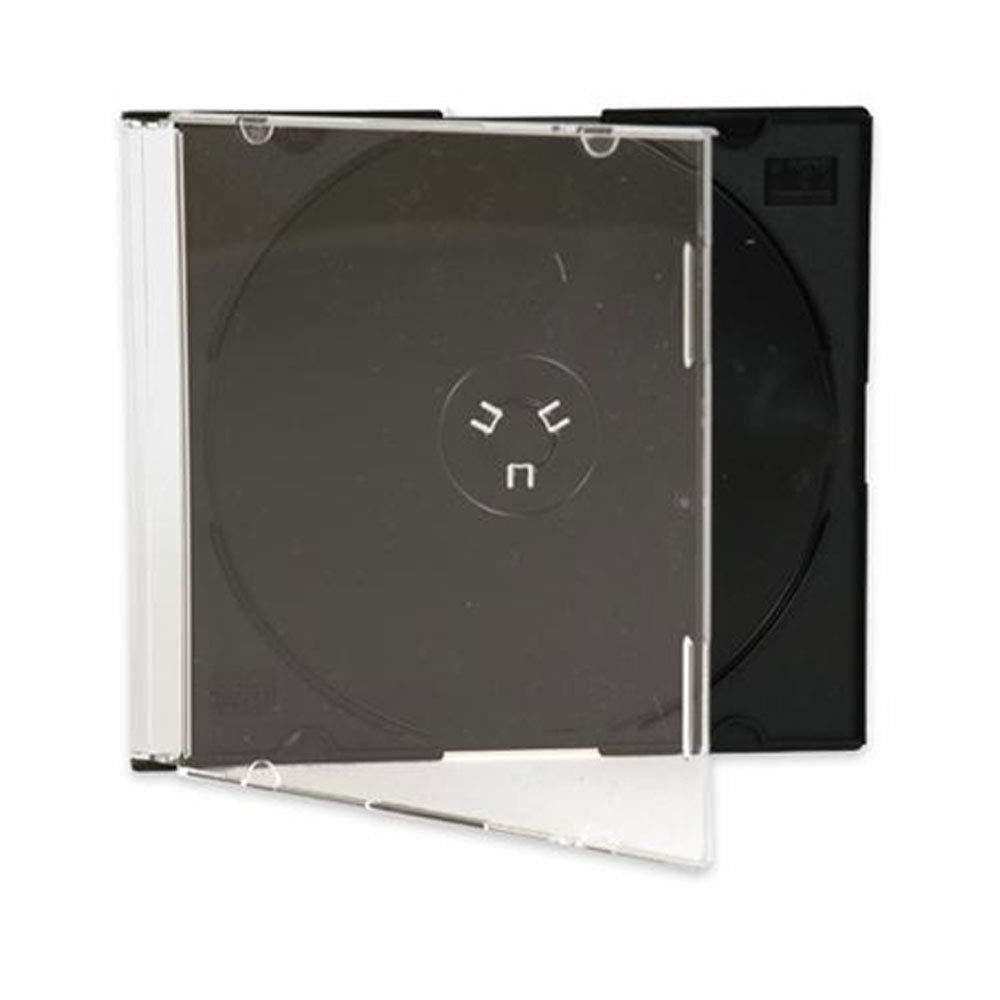 Maxtek slim jewel case front packaging showing clear cover and neat presentation benefit