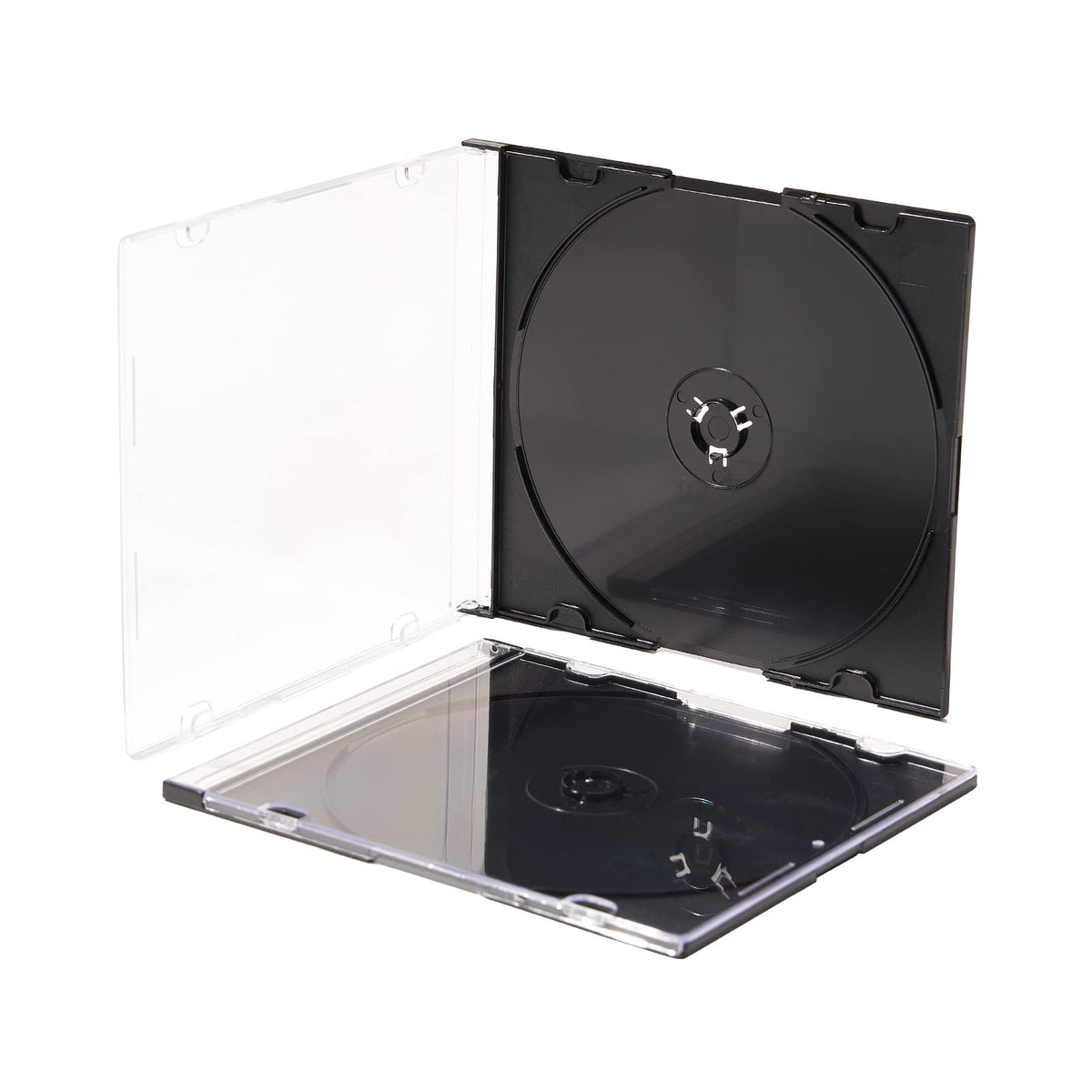 Maxtek slim jewel case front view showing clear cover and neat presentation