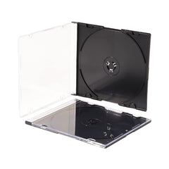 Maxtek slim jewel case front view showing clear cover and neat presentation