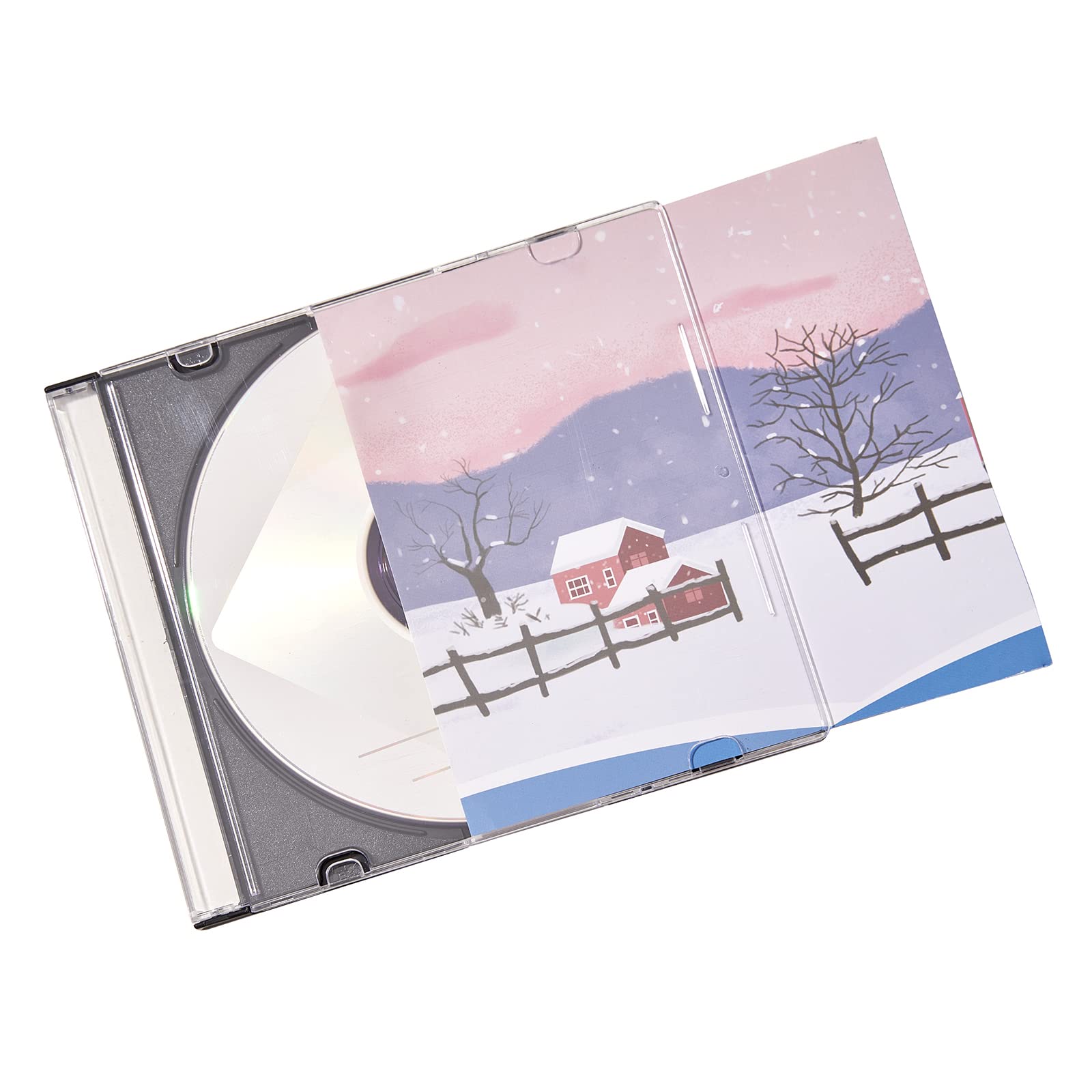 Maxtek slim jewel case with disc in use showing easy access and protection benefit