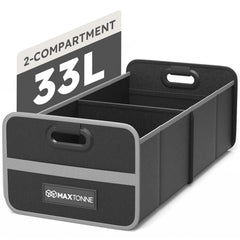 Maxtonne front view showing organizer layout and easy loading benefit