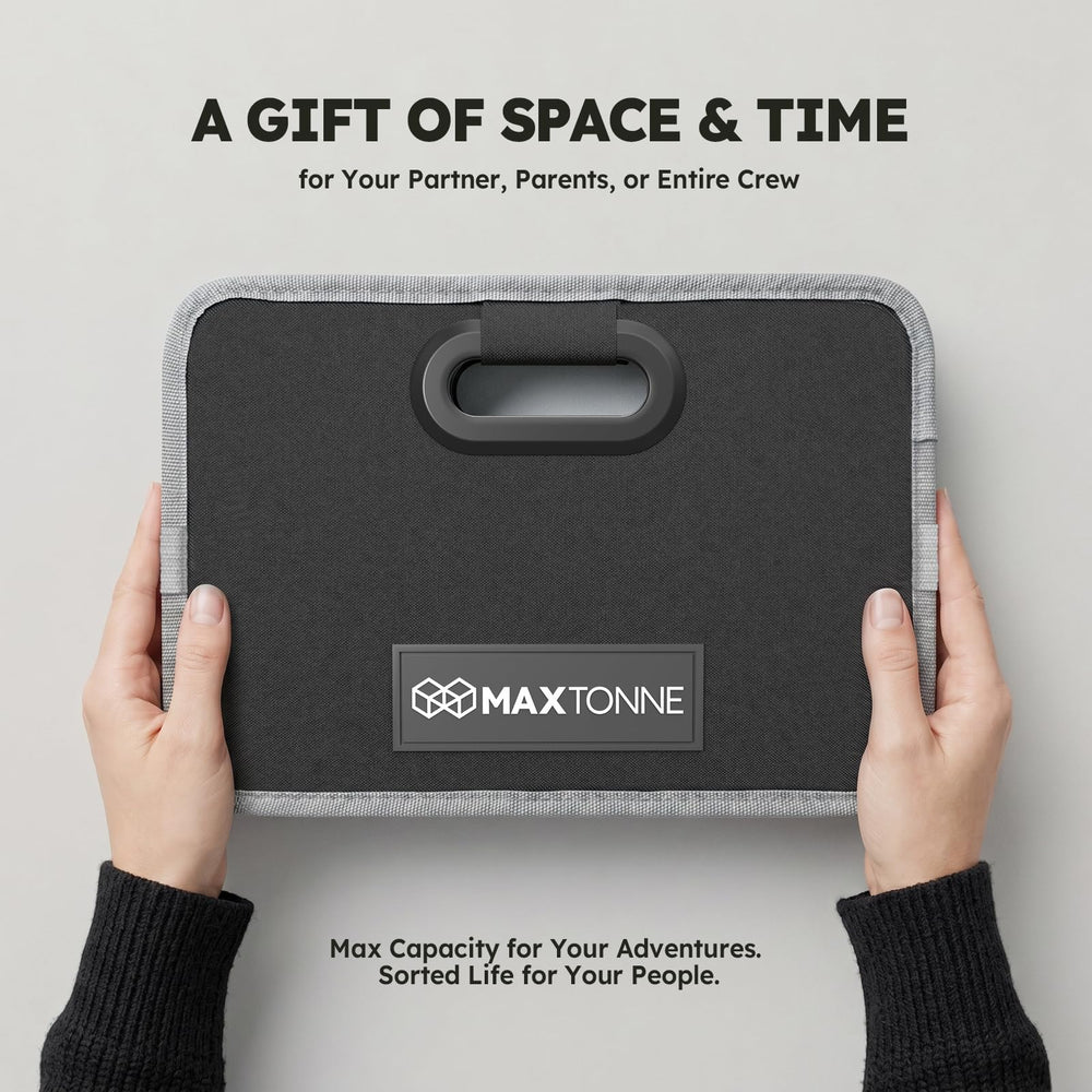 Maxtonne placed in an SUV trunk keeping cargo organized and secure