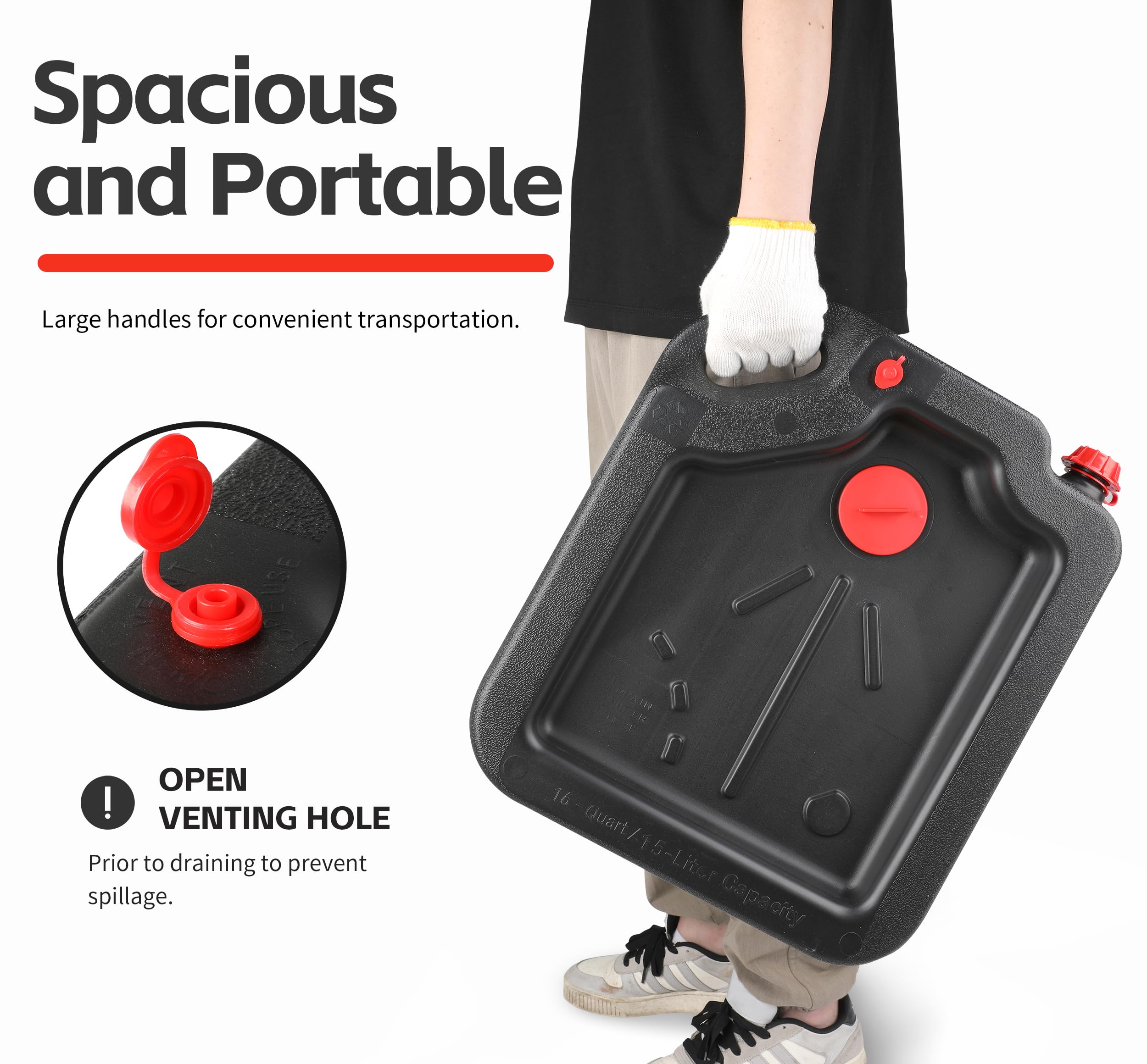 MaxWorks ergonomic handles view for secure lifting and safer pouring control