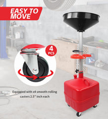 MaxWorks casters and handle for smooth shop mobility and towing
