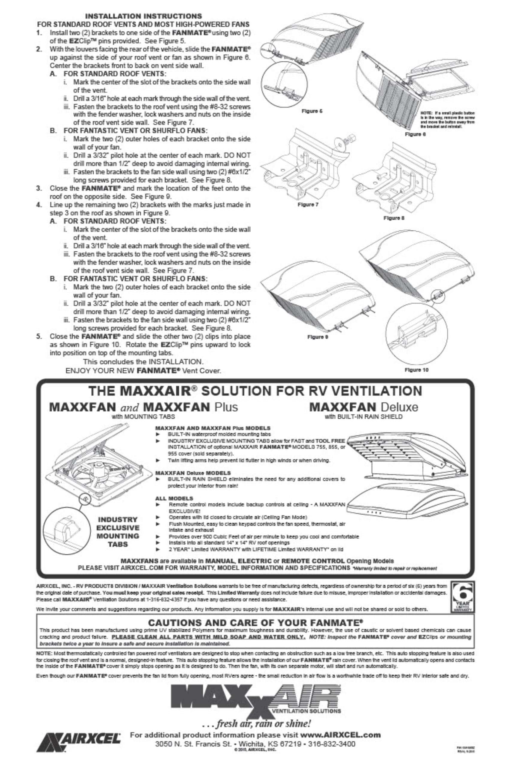 maxxair on camper in outdoor setting showing protection during travel