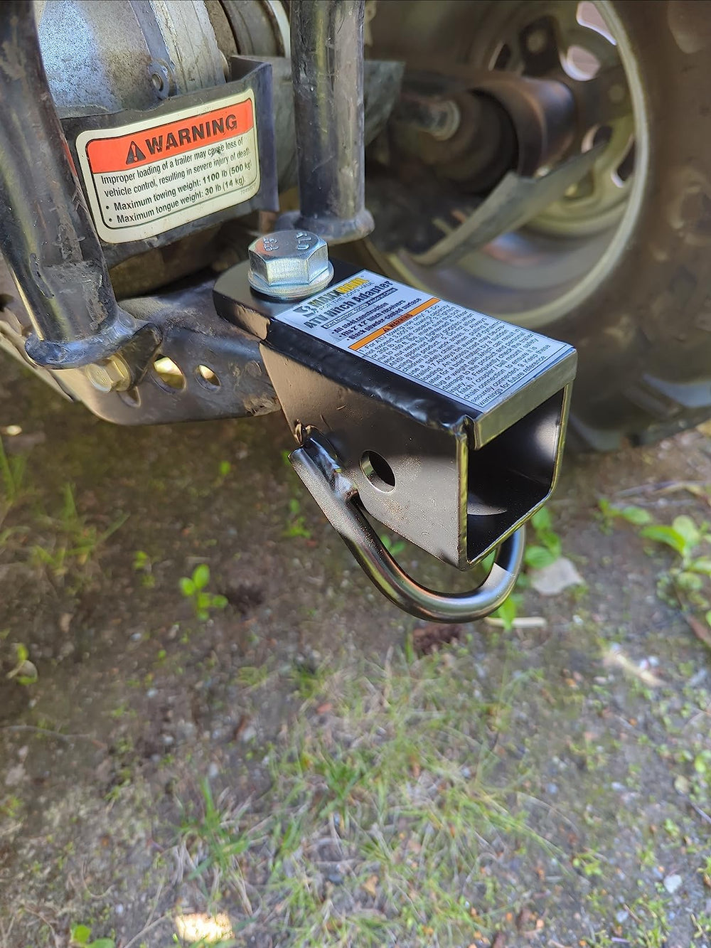 MAXXHAUL adapter in use towing a trailer illustrating stable, dependable hauling