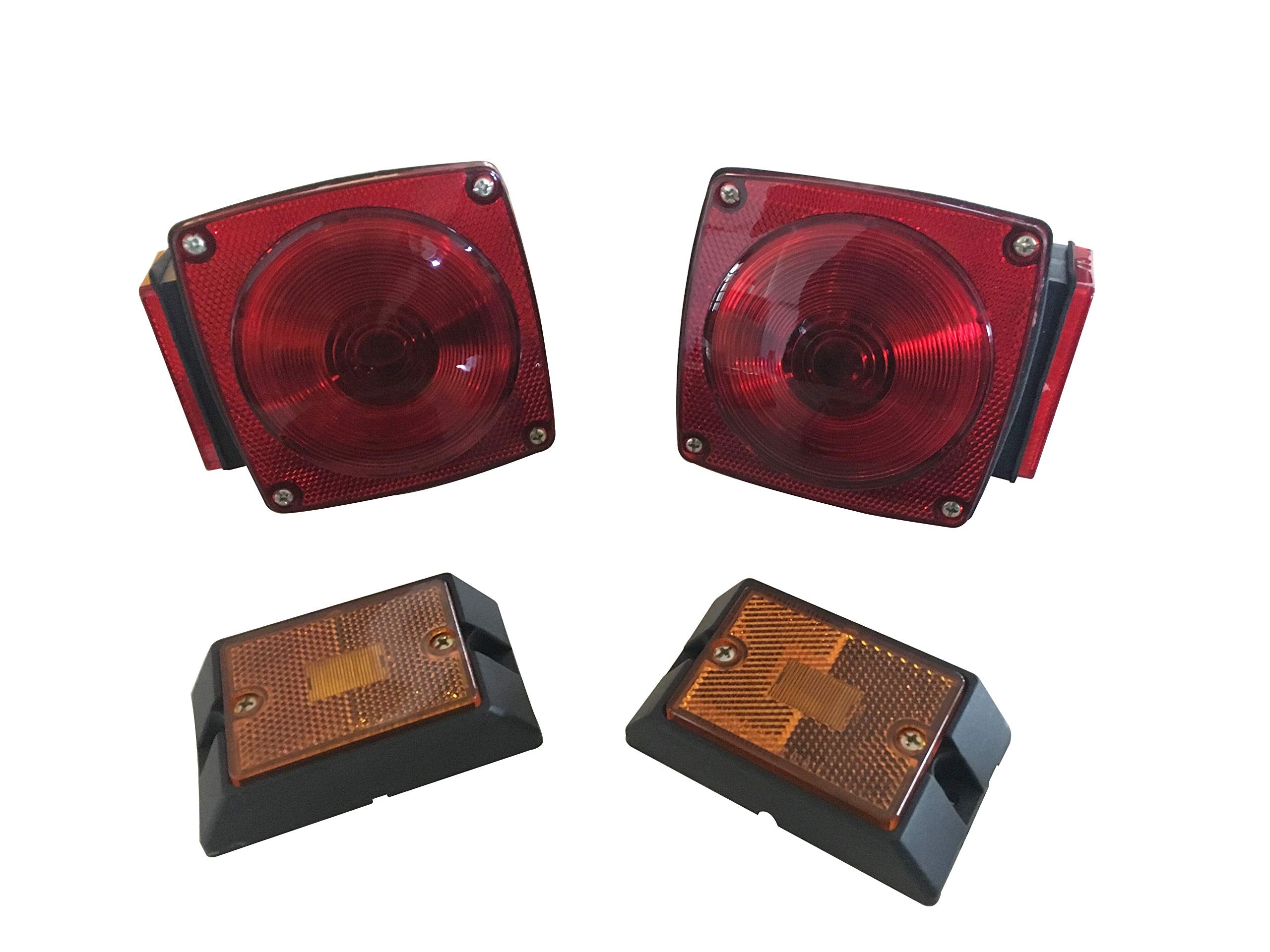 MAXXHAUL pair of amber clearance lights showing improved side visibility