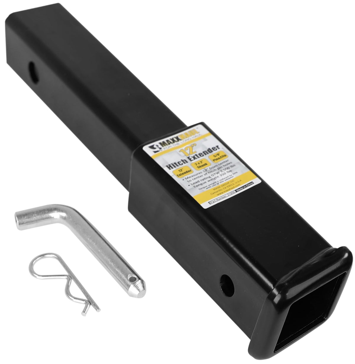 MaxxHaul front view of 12-inch extension showing fit and finish benefit