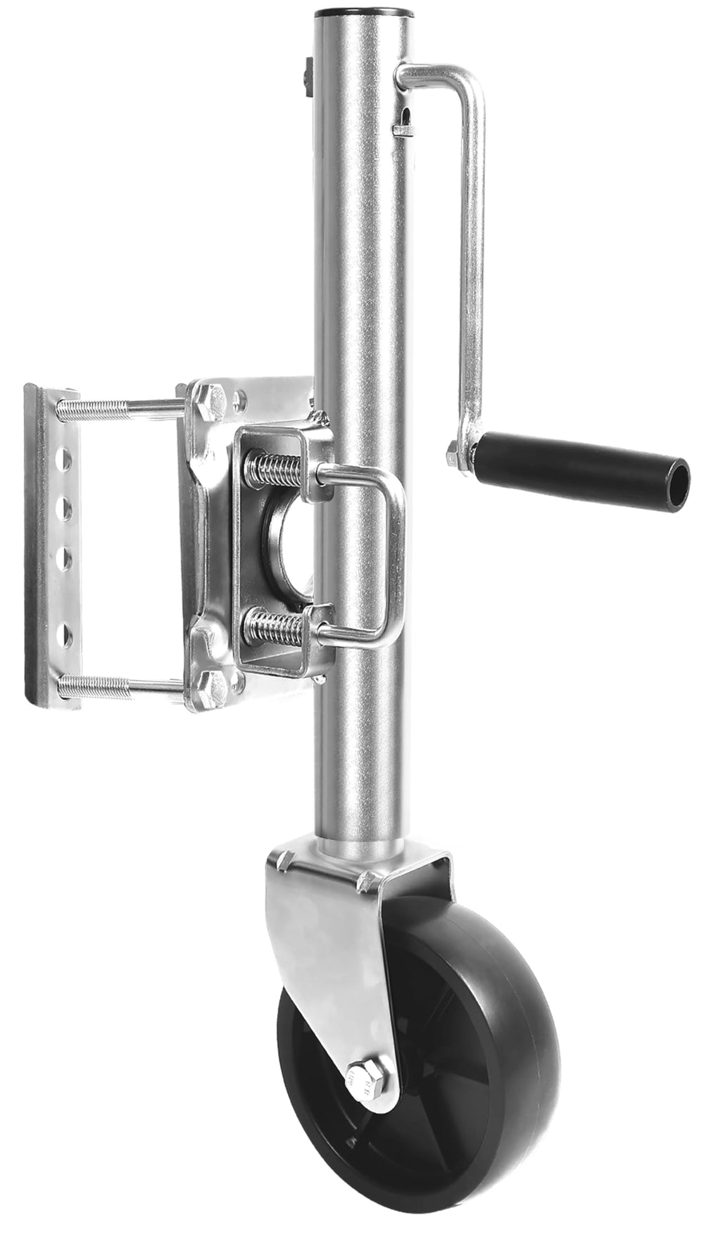 MAXXHAUL front view of mounted jack showing sturdy construction and easy access