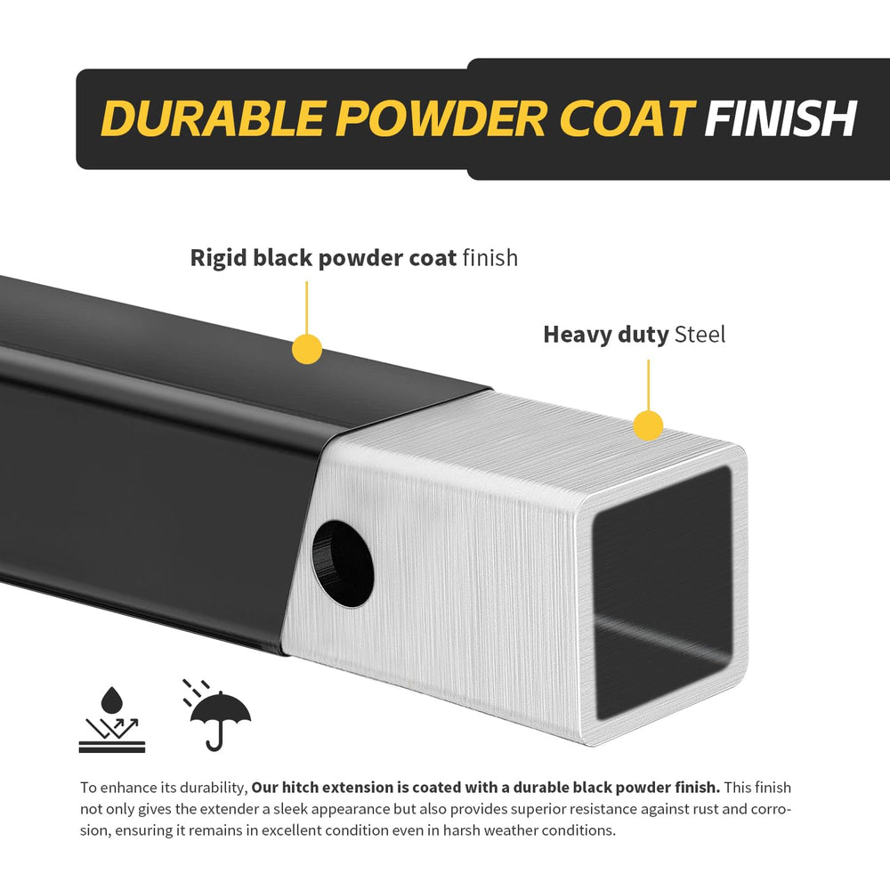 MaxxHaul included 5/8" hitch pin and clip detail for quick installation benefit