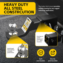MAXXHAUL 5/8 inch pin and clip detail demonstrating secure connection and ease of use