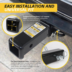 MaxxHaul side profile installed in receiver demonstrating added clearance benefit