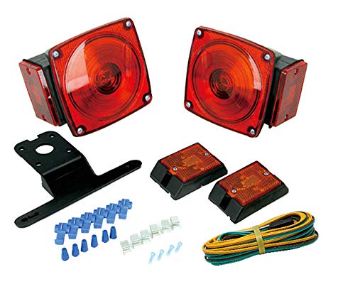 MAXXHAUL close-up of tail light lens highlighting durable visibility
