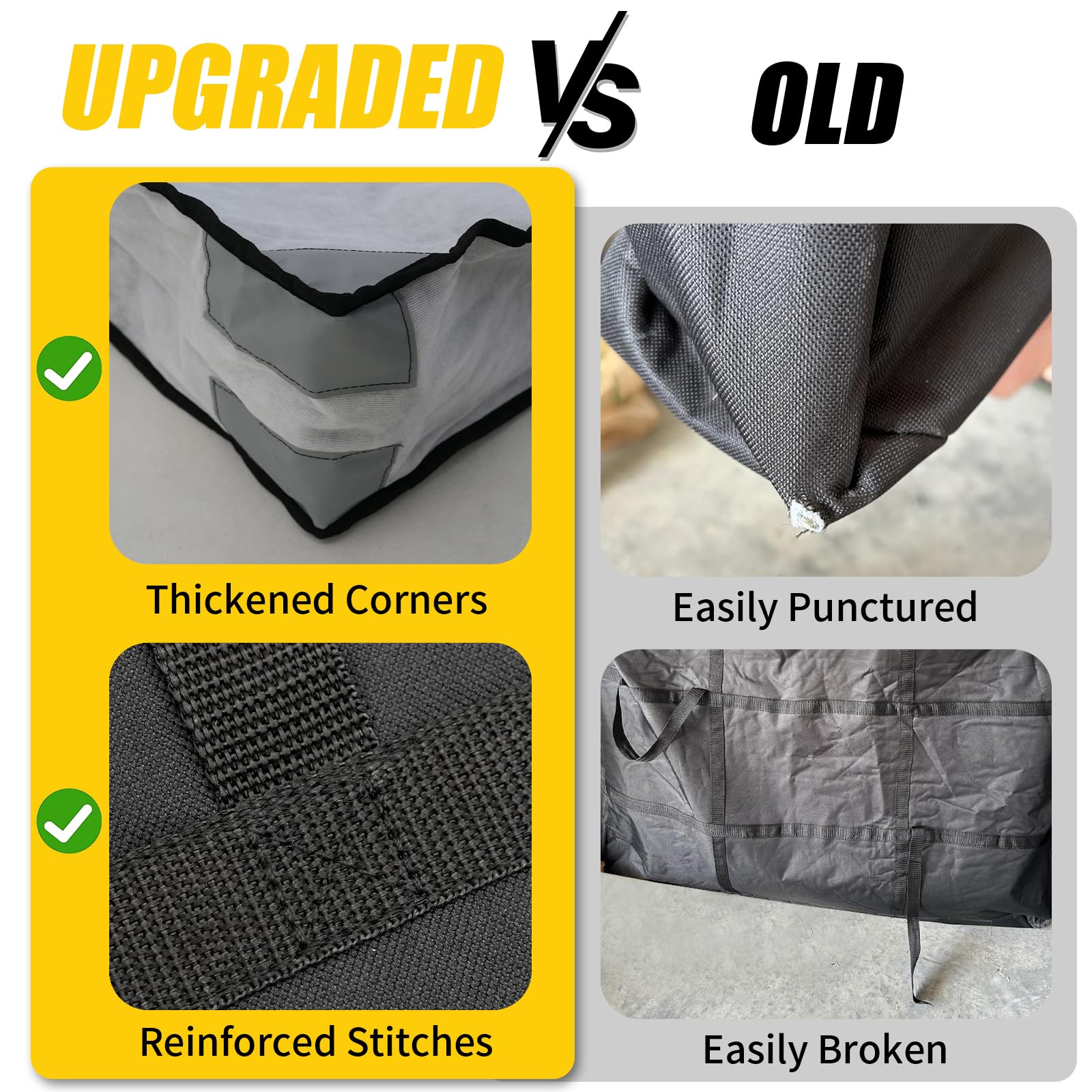 Maxzina rear door bag full view protecting door edges and panels