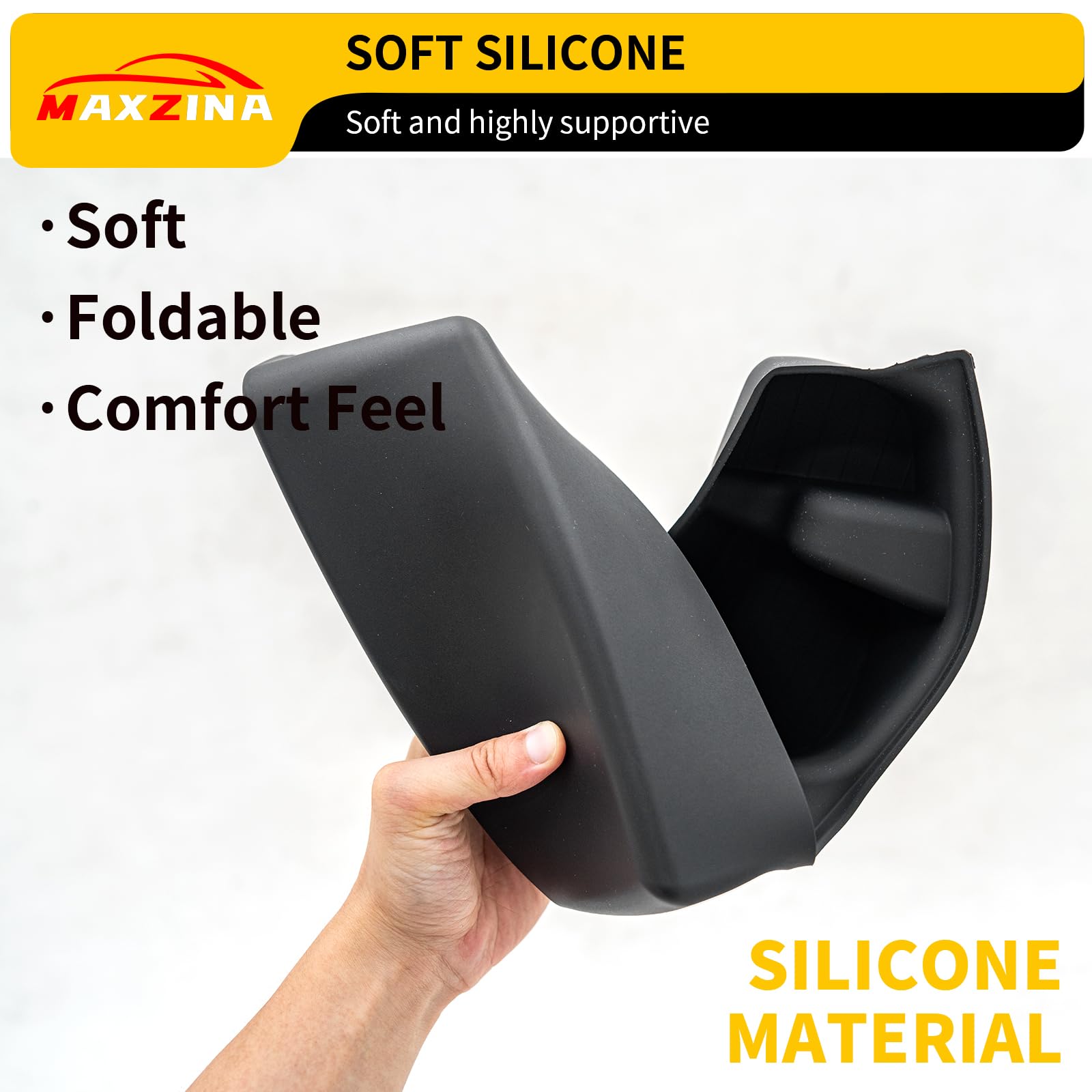 Maxzina close-up of silicone texture showing durable, non-slip surface