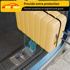 Maxzina installed on Honda Pilot in driveway showing protection during loading benefit