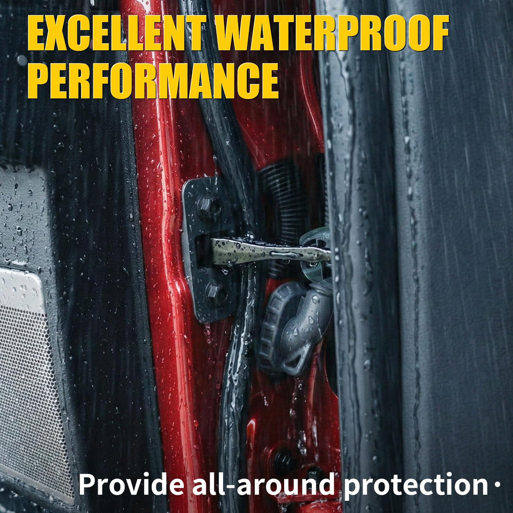 Maxzina installed on rear hinge protecting screws and mechanisms