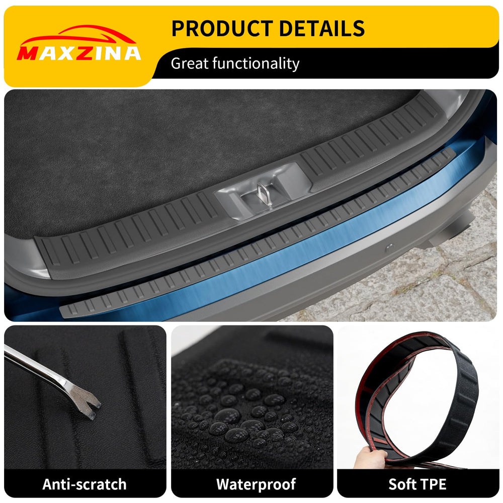Maxzina packaging and label front showing product readiness and included warranty benefit