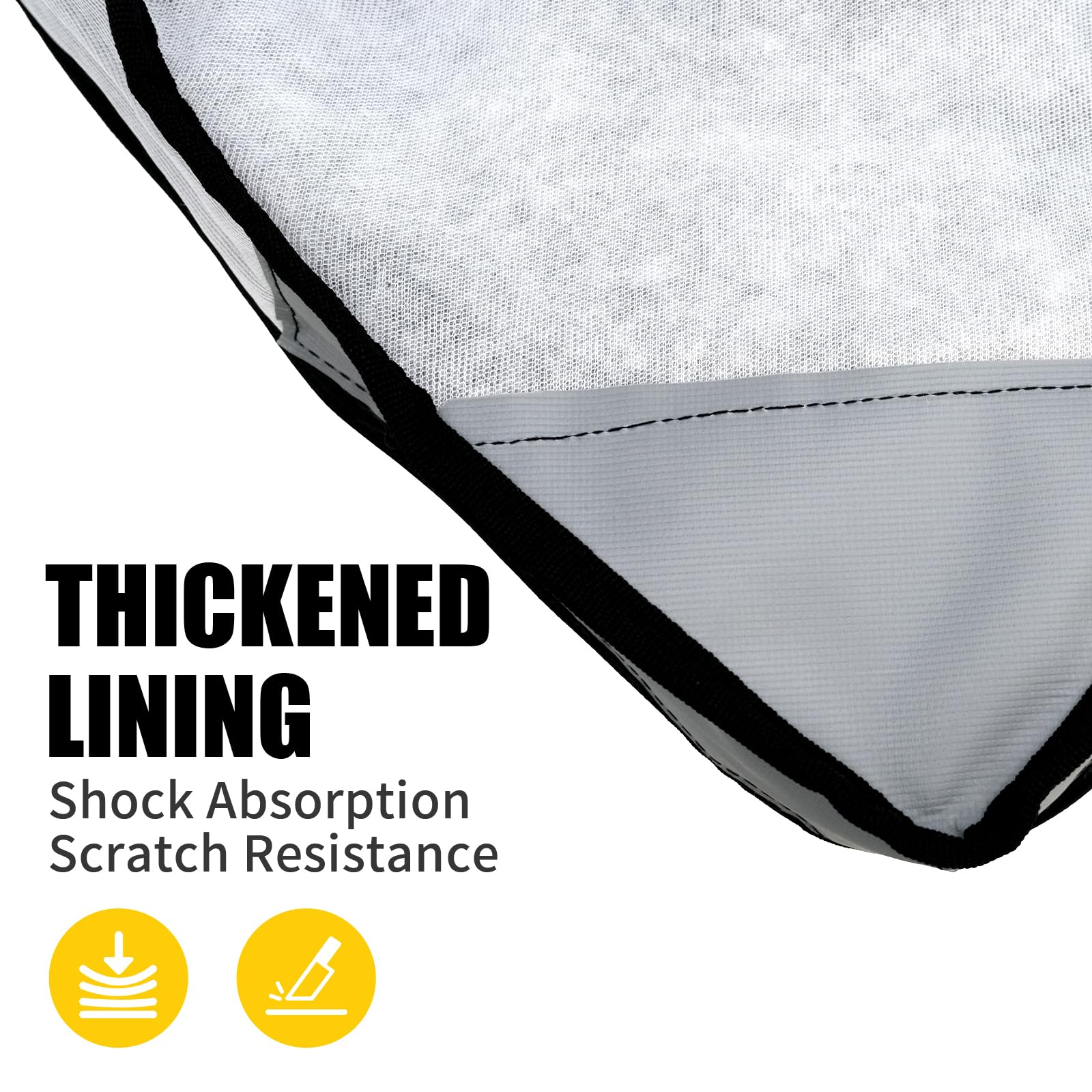 Maxzina soft-lined interior detail protecting paint and trim