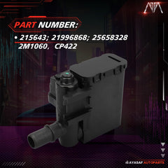 MAYASAF side profile of vapor canister valve highlighting durable construction and heat resistance